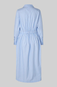 Alanis Dress-Light Blue Stripe