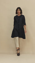 Load image into Gallery viewer, Muslin Dress Coat-French Navy