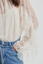 Load image into Gallery viewer, Sybell Lace Blouse-Soft Beige