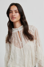 Load image into Gallery viewer, Sybell Lace Blouse-Soft Beige