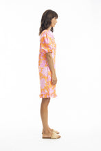 Load image into Gallery viewer, Layla Bubble Sleeve Dress-Orange