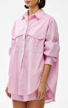 Load image into Gallery viewer, Riley Shirt-Pink Pinstripe