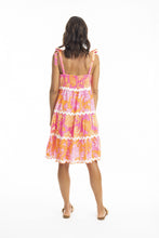 Load image into Gallery viewer, Layla Layered Dress with Tie Shoulder Straps-Print