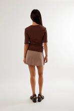 Load image into Gallery viewer, Picnic Skort-Chocolate Gingham