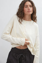 Load image into Gallery viewer, Dawn Cotton Cardigan-Ivory