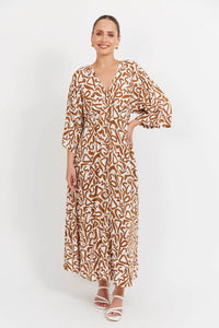 Bahama Maxi Dress-Opus Tan