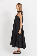 Load image into Gallery viewer, Brasilia Tie Maxi Dress-Black