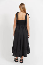 Load image into Gallery viewer, Brasilia Tie Maxi Dress-Black