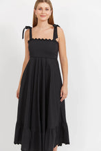 Load image into Gallery viewer, Brasilia Tie Maxi Dress-Black