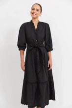 Load image into Gallery viewer, Brasilia Button Maxi Dress-Black