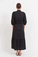 Load image into Gallery viewer, Brasilia Button Maxi Dress-Black