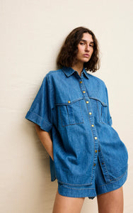 Bella Shirt-Denim