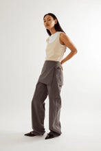 Load image into Gallery viewer, Millie Double Layer Tank-Sand/White