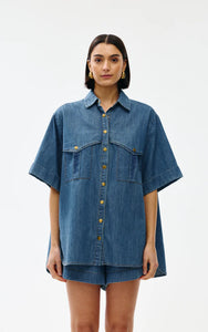 Bella Shirt-Denim