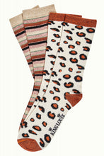 Load image into Gallery viewer, Socks-2-Pack Lapis Stripe