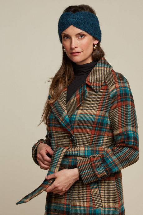 Martia Raglan Coat-Fitz Check