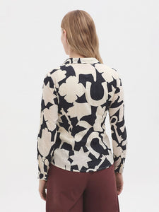 Lucky Charms Print Shirt-Navy