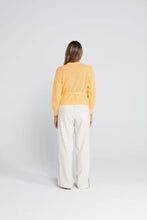 Load image into Gallery viewer, Wrapt Cardigan-Peach Pointelle