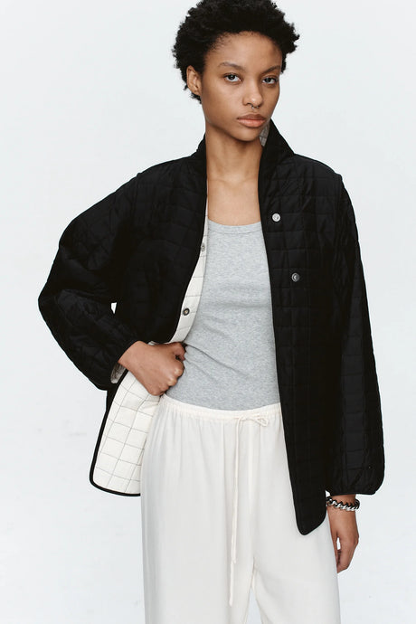 Agnes Jacket Black/Ivory