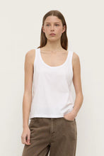 Load image into Gallery viewer, Adria Jersey Tank-White