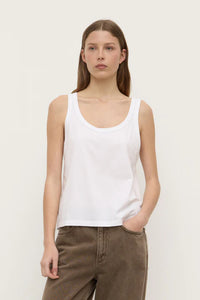 Adria Jersey Tank-White