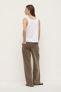 Adria Jersey Tank-White
