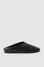 Load image into Gallery viewer, Aiden Leather Slide-Black