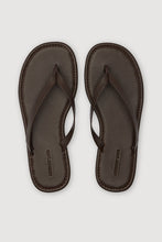 Load image into Gallery viewer, Alina Leather Thong-Walnut