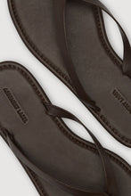 Load image into Gallery viewer, Alina Leather Thong-Walnut