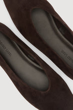 Load image into Gallery viewer, Andrea Suede Ballet Flat-Ganache