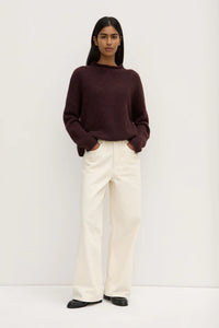Apolline Knit-Burgundy