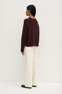 Apolline Knit-Burgundy