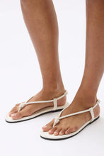 Load image into Gallery viewer, April Sandal-Cream Leather