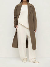 Load image into Gallery viewer, Ivy Wool Coat-Dark Sage