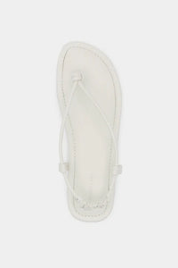 April Sandal-Cream Leather