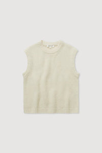 Everly Knit Vest-Cream