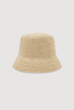 Load image into Gallery viewer, Raffia Short Brim Bucket Hat-Black or Natural