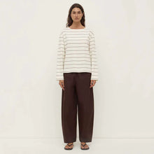 Load image into Gallery viewer, Scout Long Sleeve Tee-Cream/Mulberry