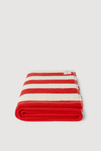 Load image into Gallery viewer, Signature Stripe Beach Towel-Chilli/Ctream