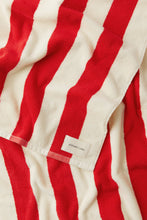 Load image into Gallery viewer, Signature Stripe Beach Towel-Chilli/Ctream