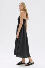 Load image into Gallery viewer, Aubrey Rouched Dress-Black