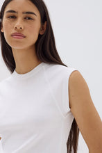 Load image into Gallery viewer, Avery Jersey Tank-White
