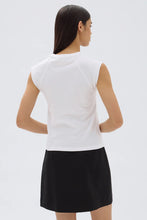 Load image into Gallery viewer, Avery Jersey Tank-White