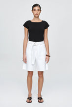 Load image into Gallery viewer, Belted Jean Short-Blanc
