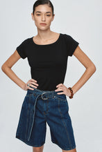 Load image into Gallery viewer, Belted Jean Short-Classic Blue