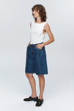 Load image into Gallery viewer, Belted Jean Short-Washed Indigo