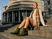 Load image into Gallery viewer, Dacron-Khaki Suede