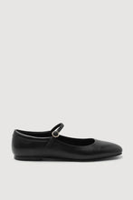 Load image into Gallery viewer, Beth Leather Ballet Flat-Black