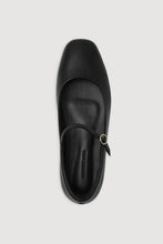 Load image into Gallery viewer, Beth Leather Ballet Flat-Black