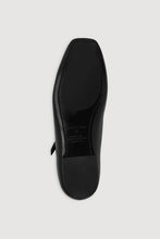 Load image into Gallery viewer, Beth Leather Ballet Flat-Black